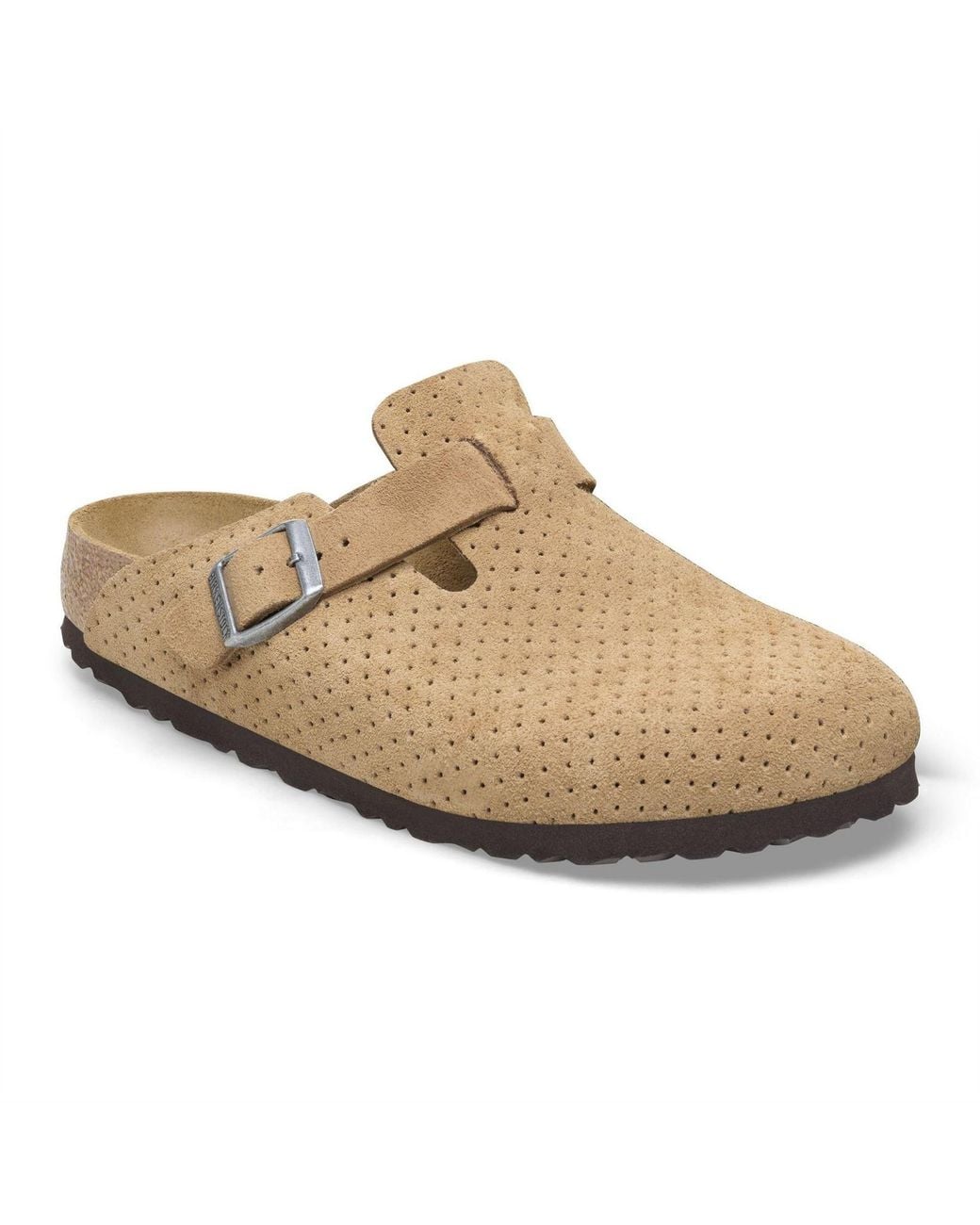 Birkenstock Brown Boston Textured Clogs Flats 40 (7)
