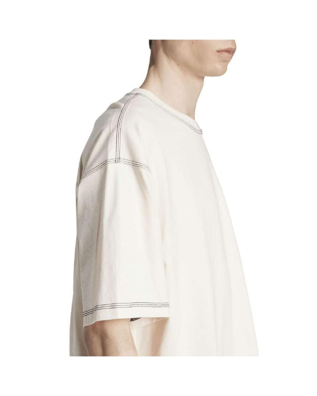 Adidas Originals White Trefoil Esnt for men