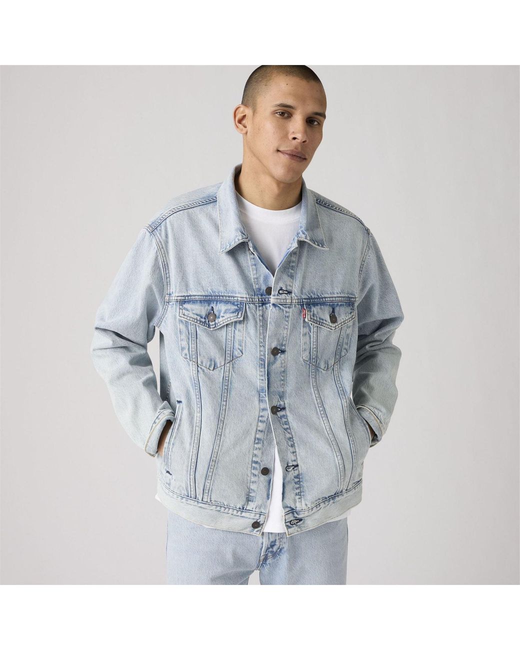 Levi's Blue Relaxed Fit Trucker Brightside for men