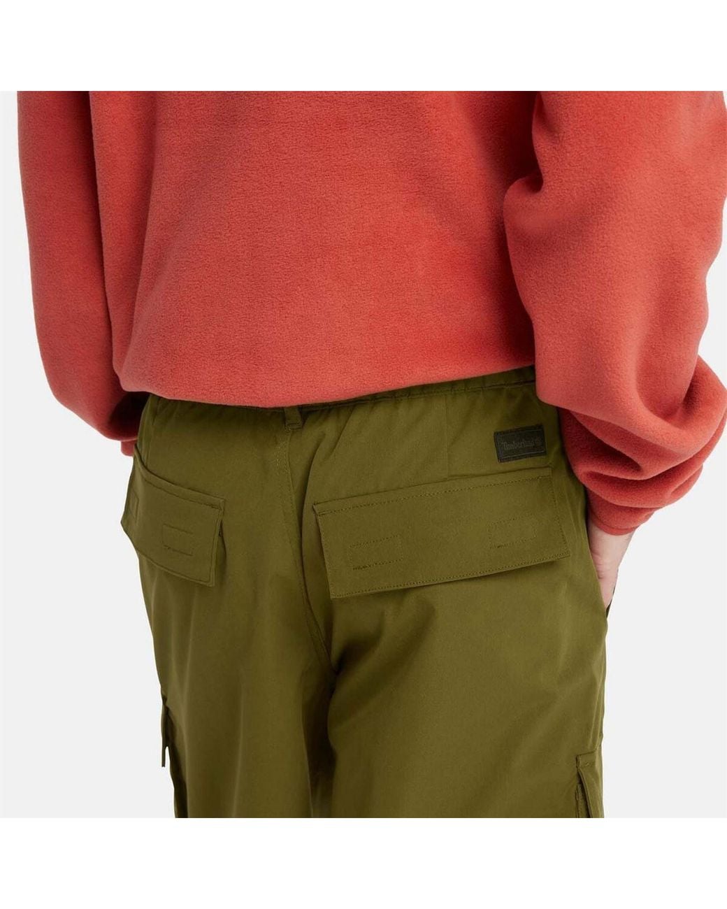 Timberland Green Water Repellent Cargo Shorts for men