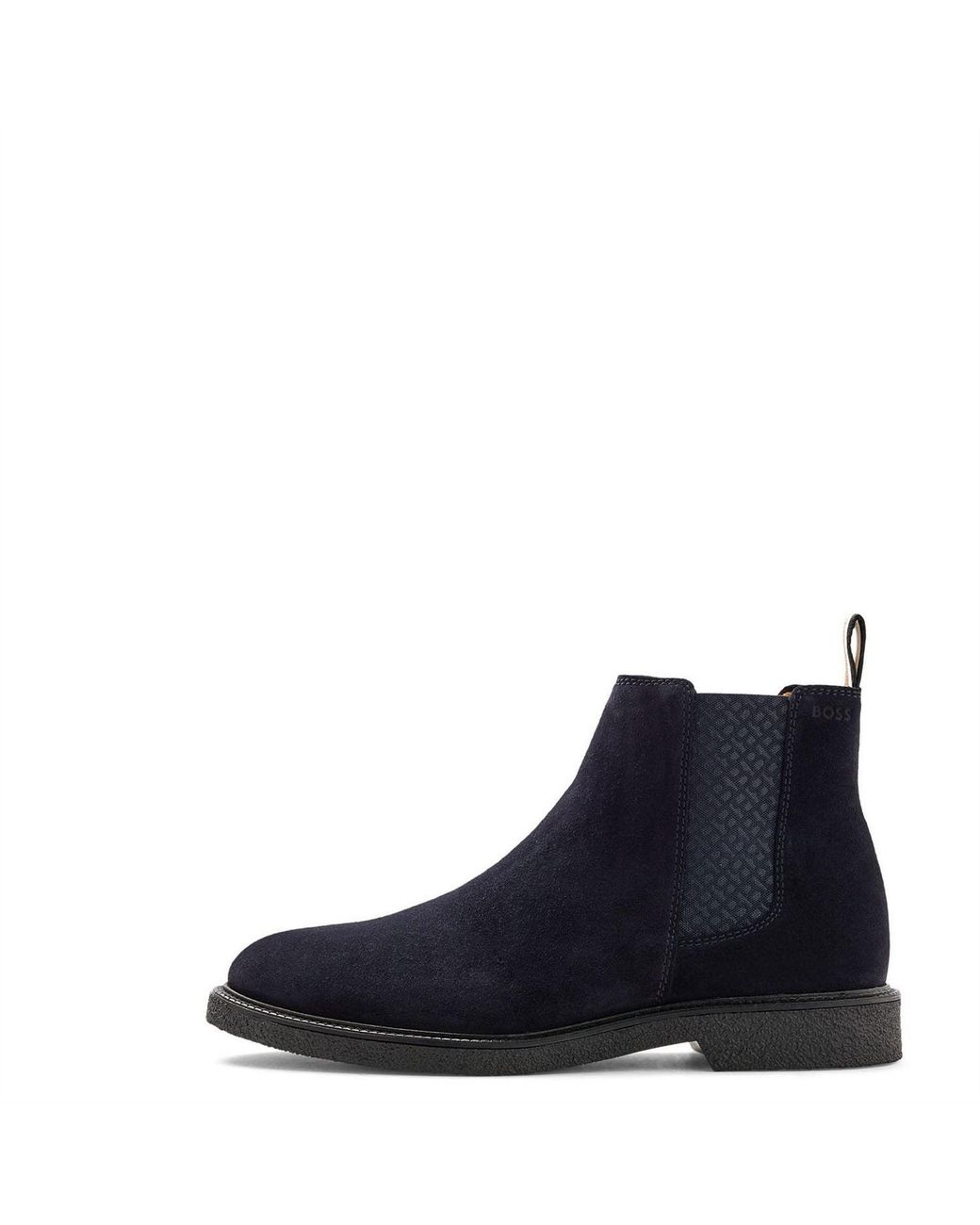Boss Blue Chelsea Boots for men