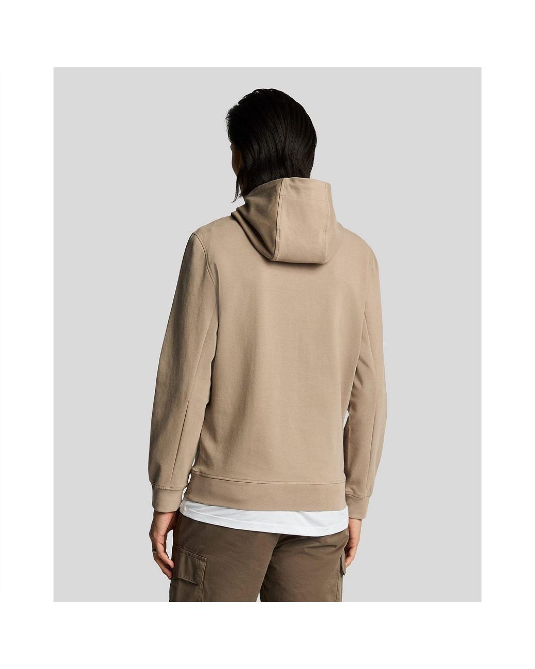 Lyle & Scott Brown And Hybrid Pullover Hoodie for men