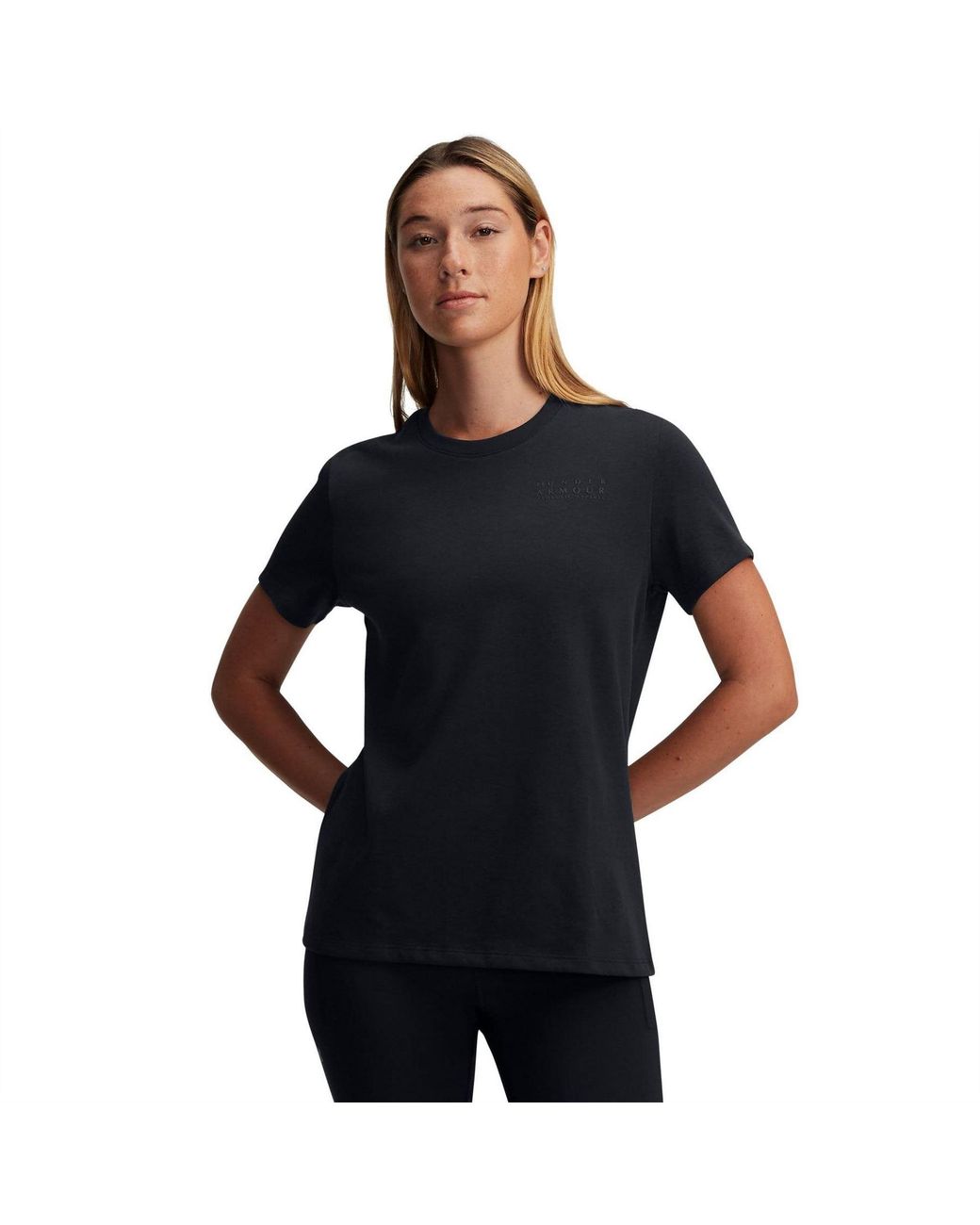Under Armour Black Heavyweight Branded Core T-Shirt