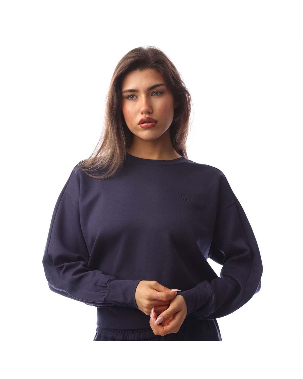 Emporio Armani Blue Sweatshirt
