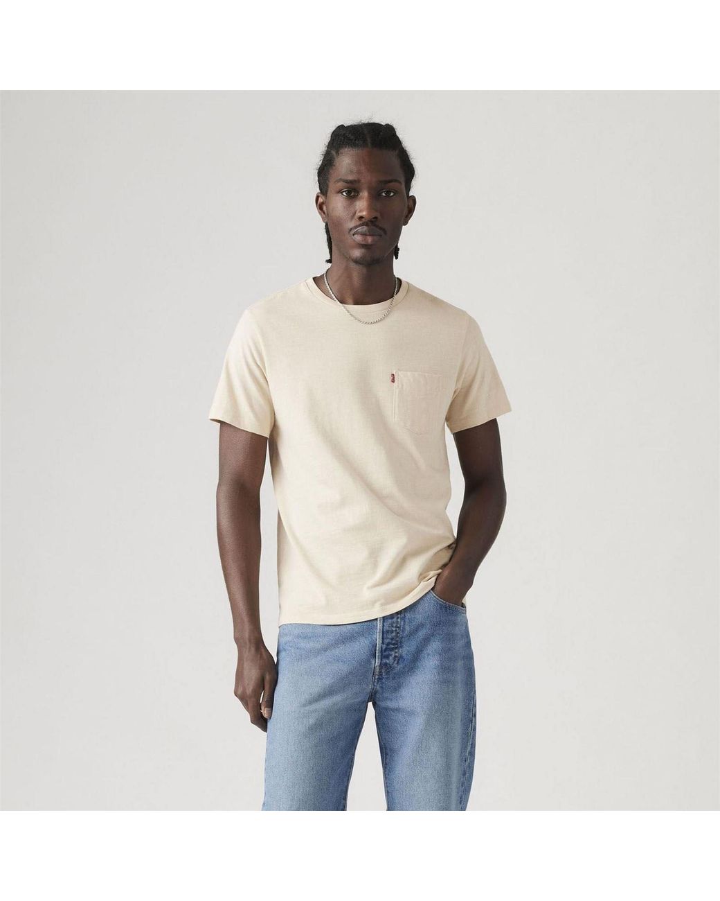 Levi's Natural Pocket T Shirt for men