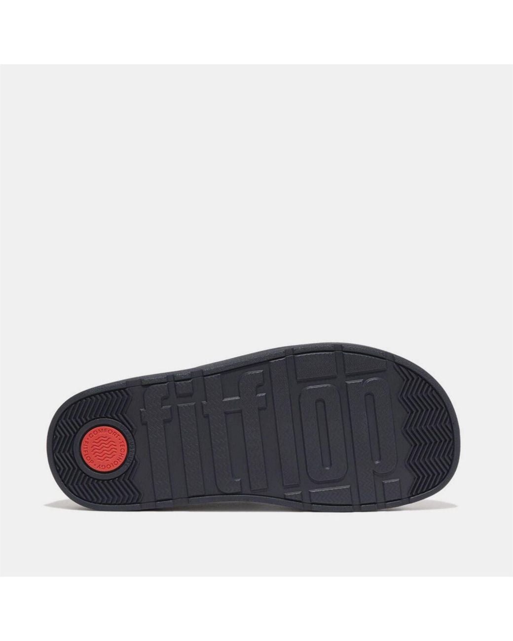 Fitflop Blue Gen-Ff Felt Mule Slippers