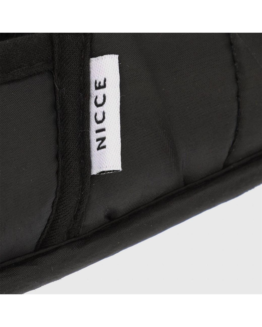 Nicce London Black Quilted Slippers for men