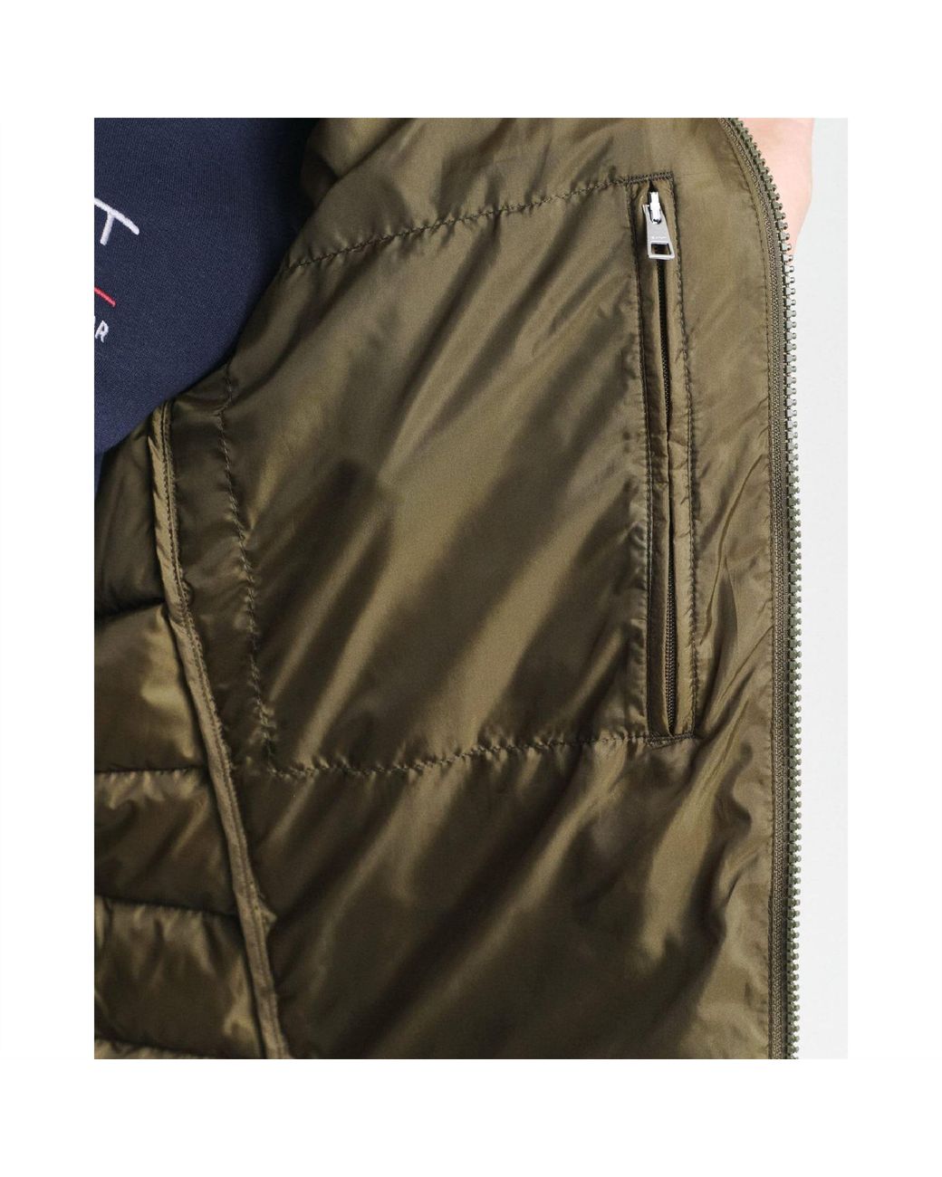 Gant Brown Down Gilet for men