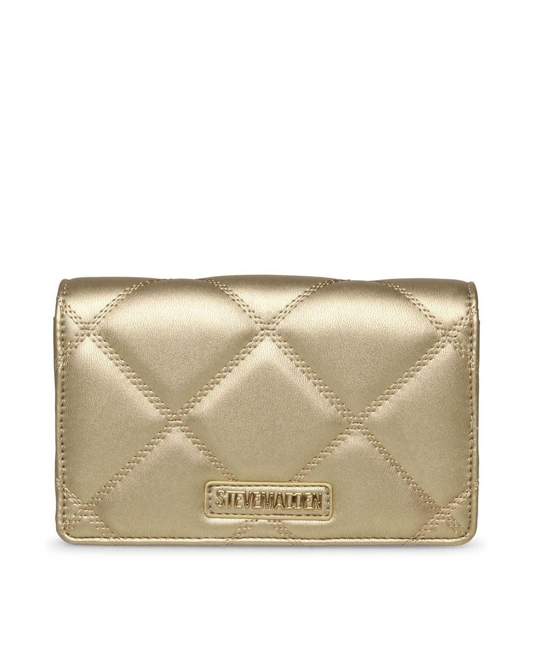 Steve Madden Natural Bendue Crossbody Rectangle With Chain