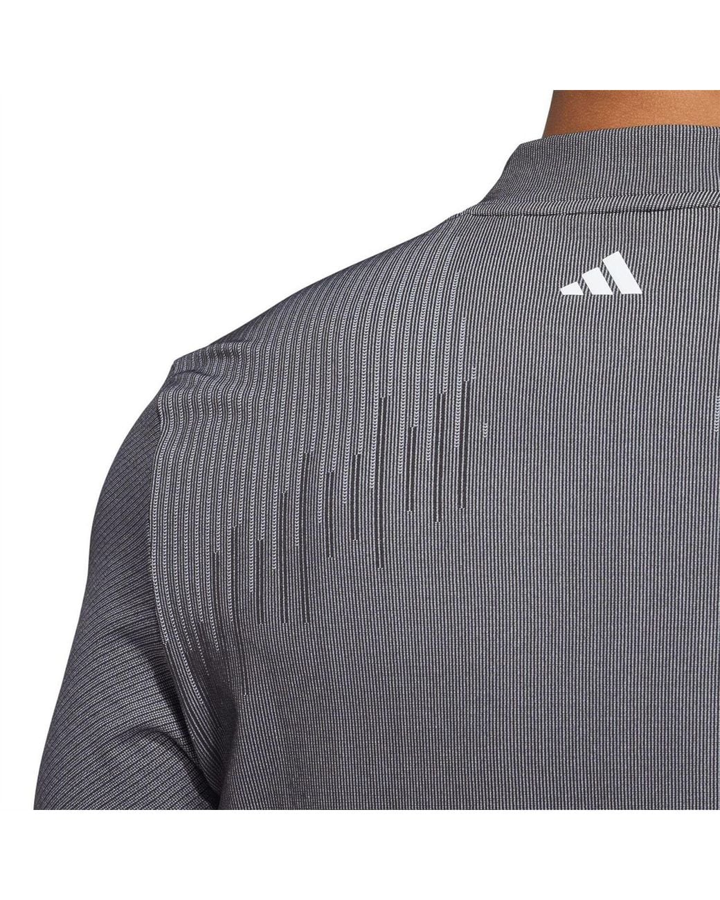 Adidas Blue Tour Primeknit Long Sleeve Polo Shirt for men