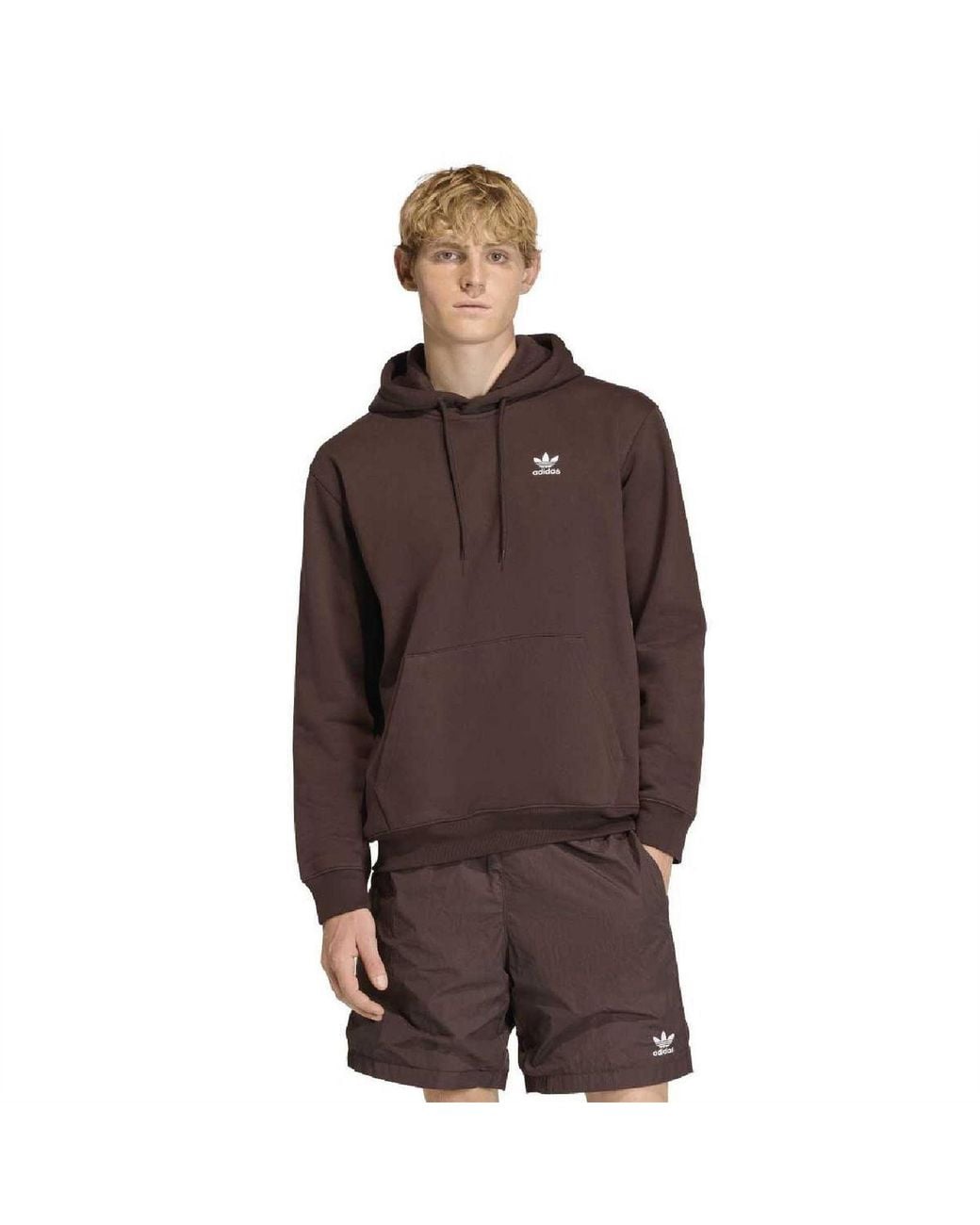 Adidas Originals Brown Trefoil Esnt for men