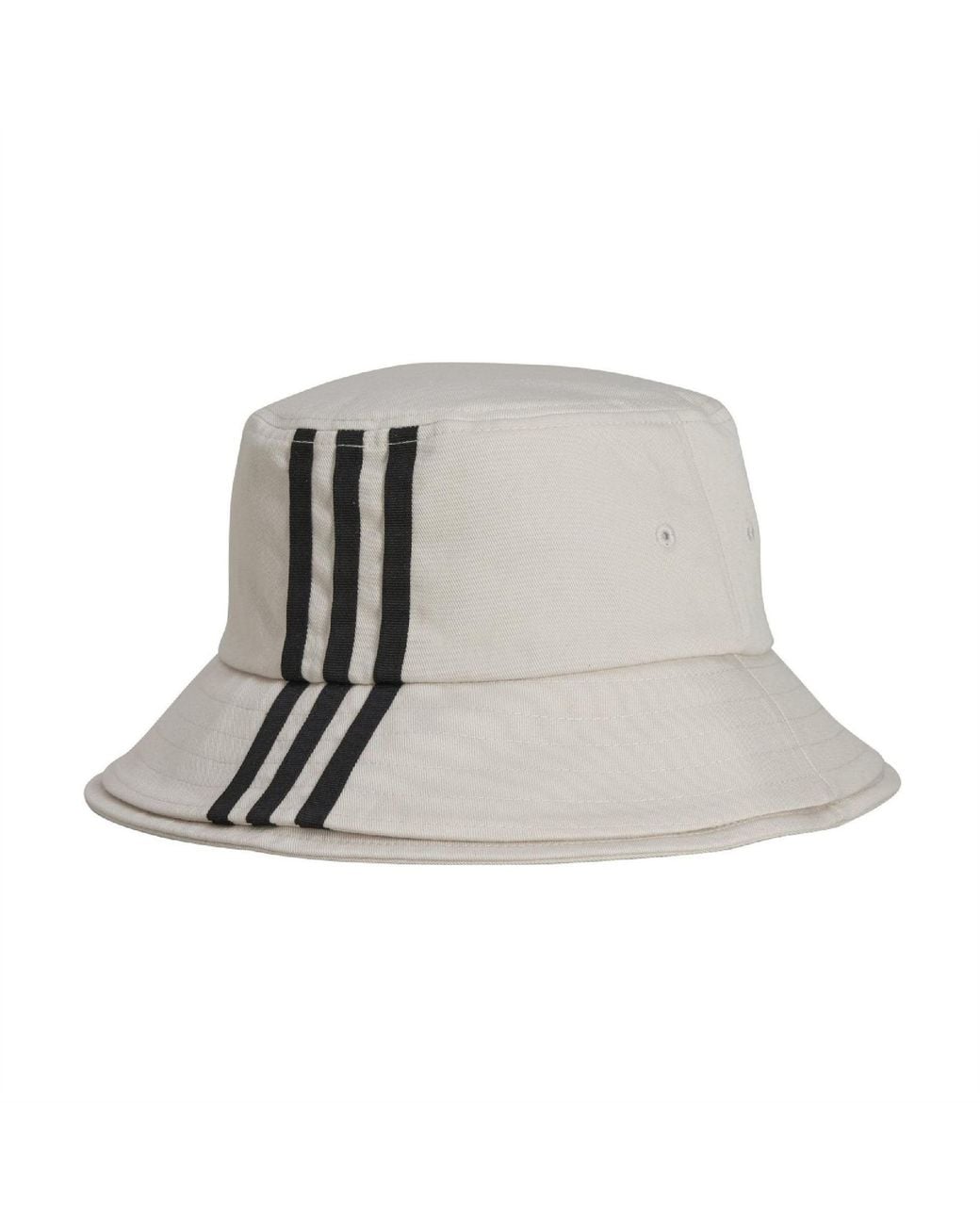 Y-3 Gray 3 Stripes Bucket Hat for men