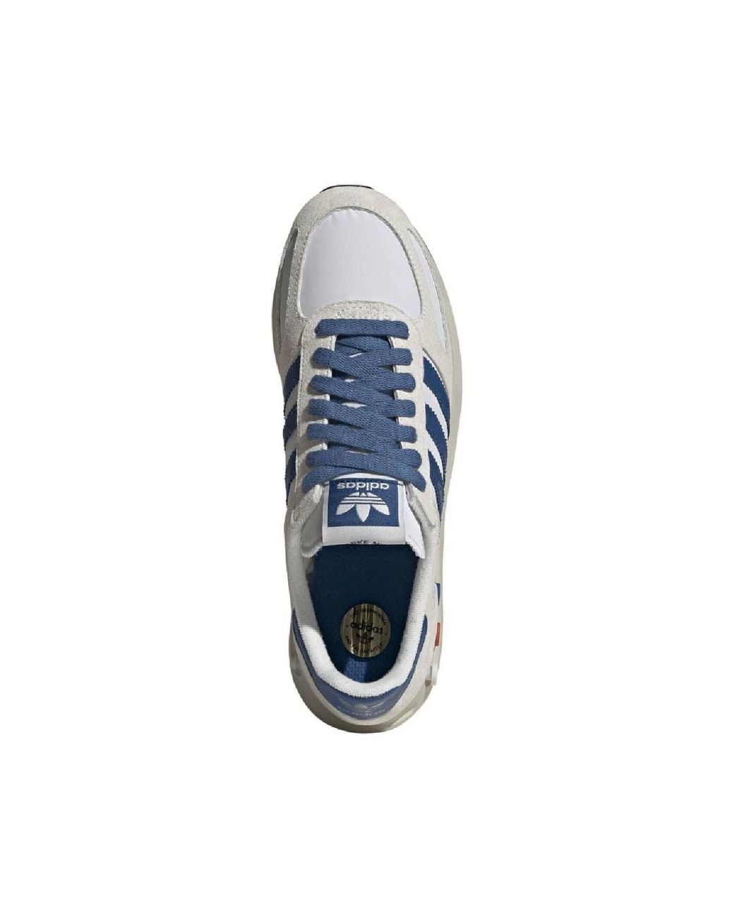 Adidas Originals Blue La Trainer Og Lace Up Sneakers 4.5 (37.3) for men