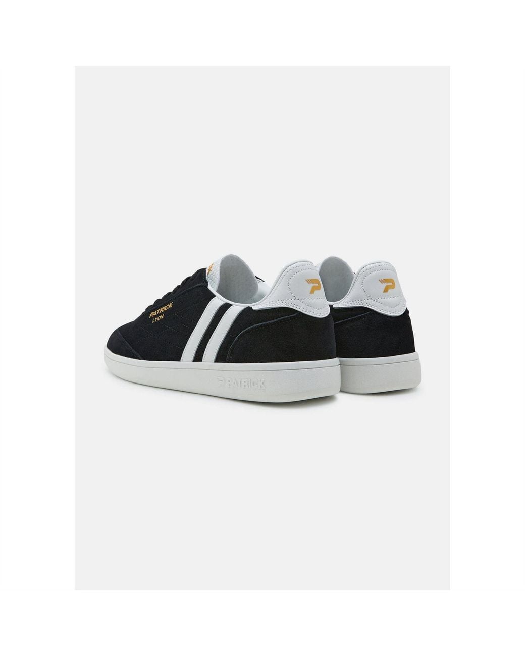 Patrick Black Lyon Cupsole Low Top Sneakers 7 (41) for men