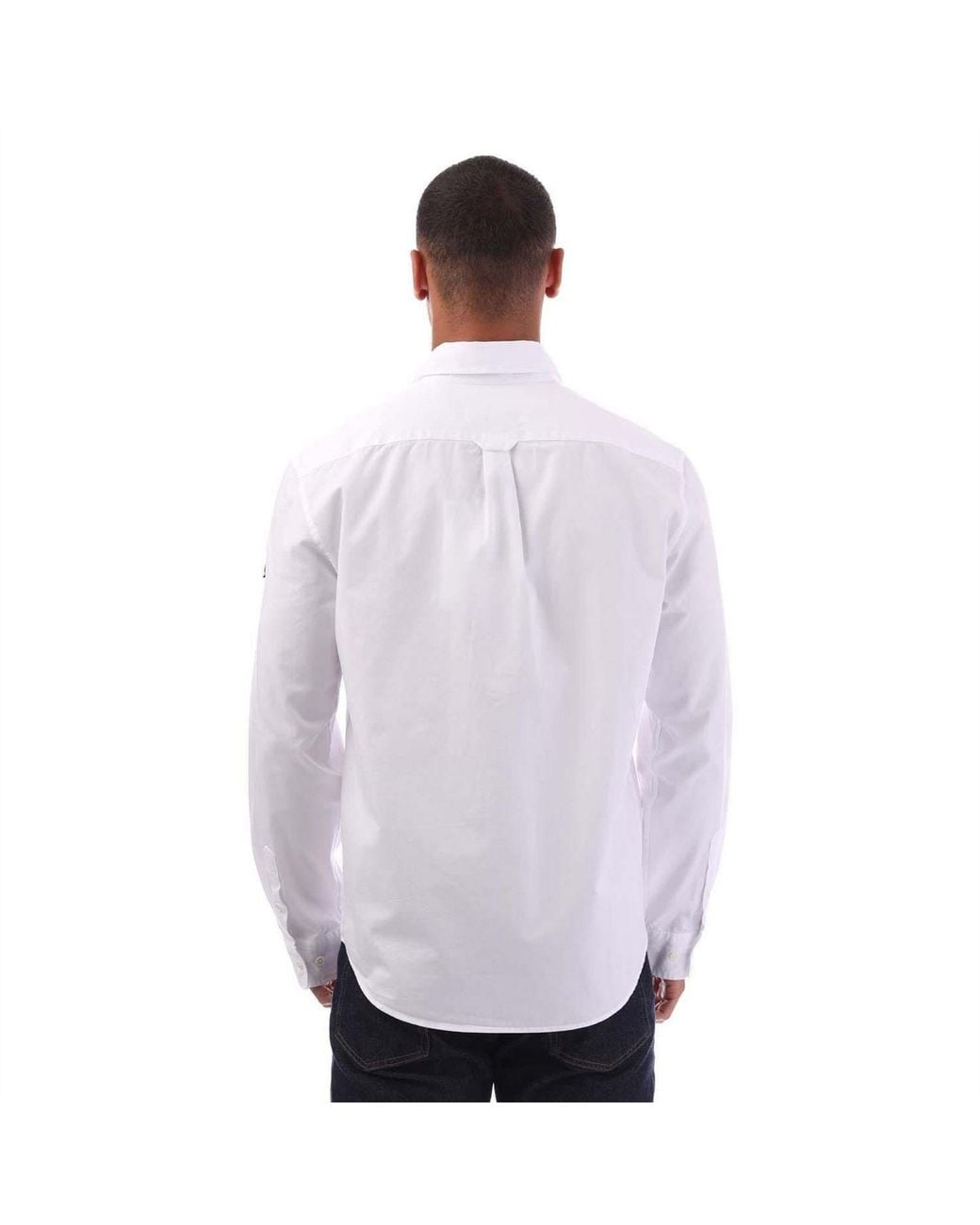 Belstaff Purple Dye Cotton Scale Shirt for men