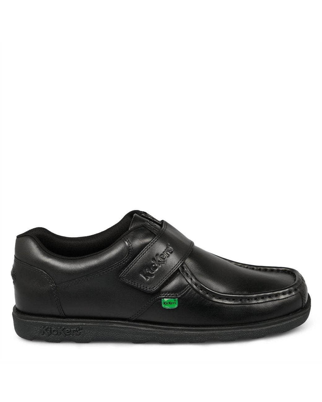 Kickers Black Fragma Strap Moc Toe Low Top Sneakers 6 (39) for men