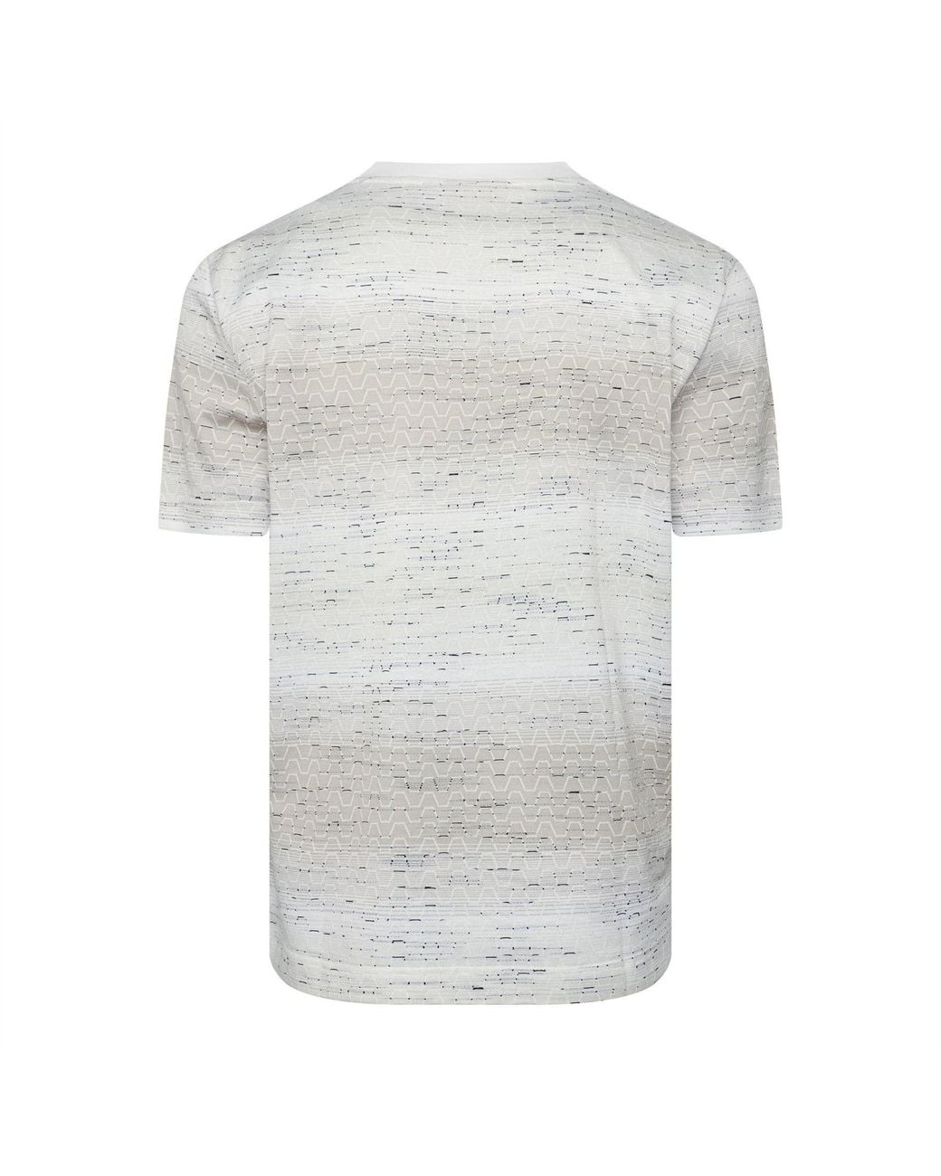 Missoni Gray Crew Neck Short Sleeve Regular Fit Jersey T-Shirt for men