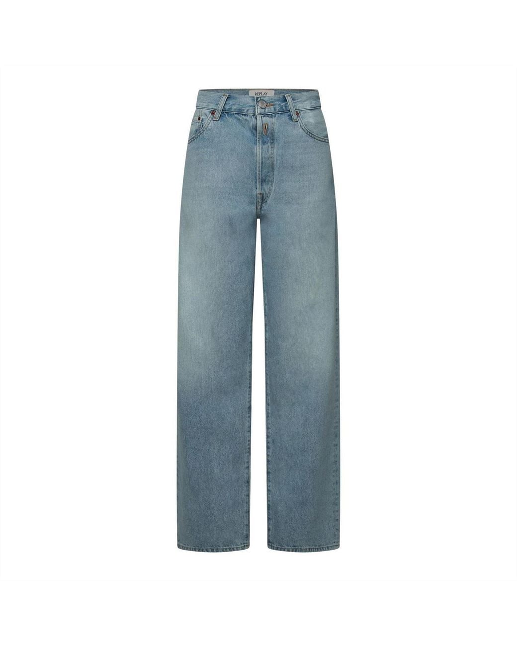 Replay Blue Straight Fit Jeans