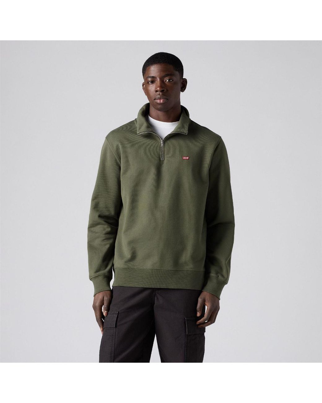 Levi's Green Original Housemark Sweat for men