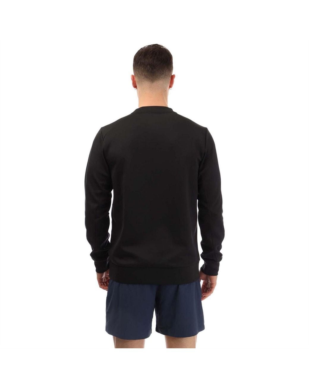 New Balance Black Knit Crewneck Sweatshirt for men