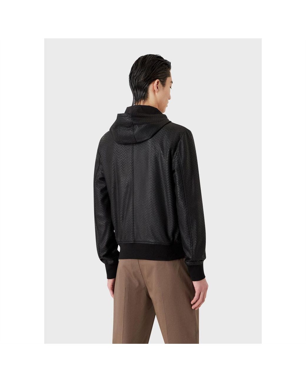 EA7 Black Jacket for men