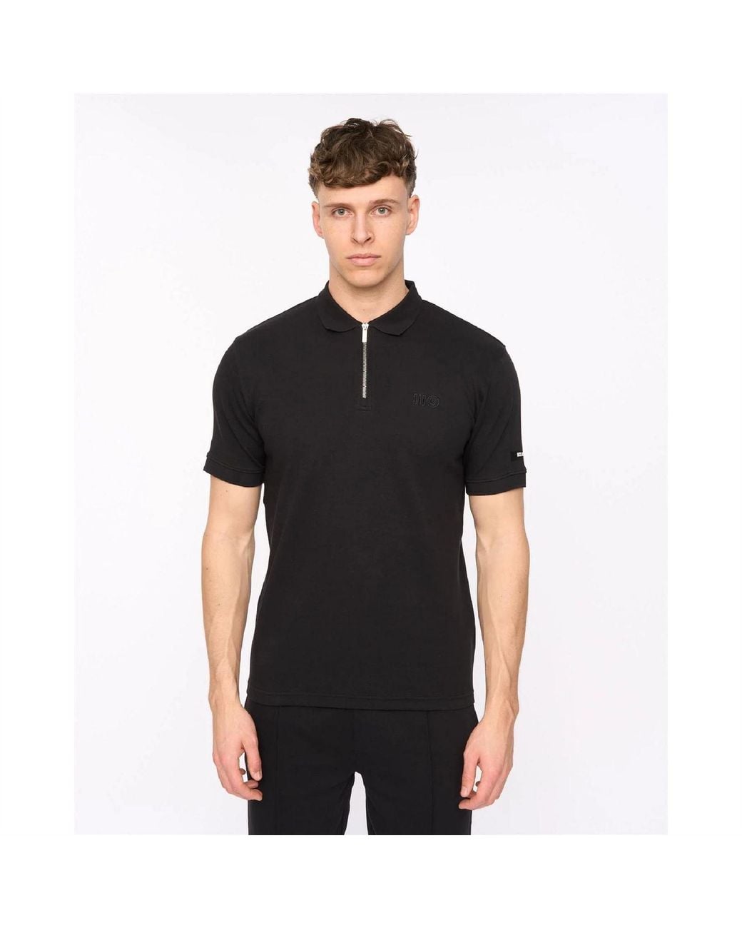 Duck and Cover Black Sherborn Polo S for men