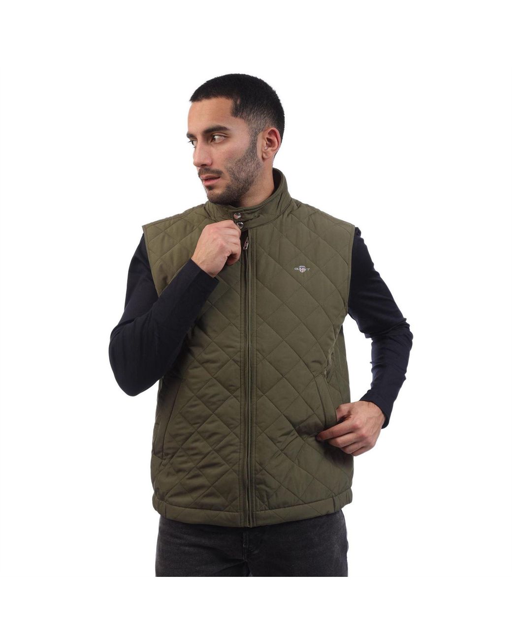 Gant Green Windcheater Vest for men