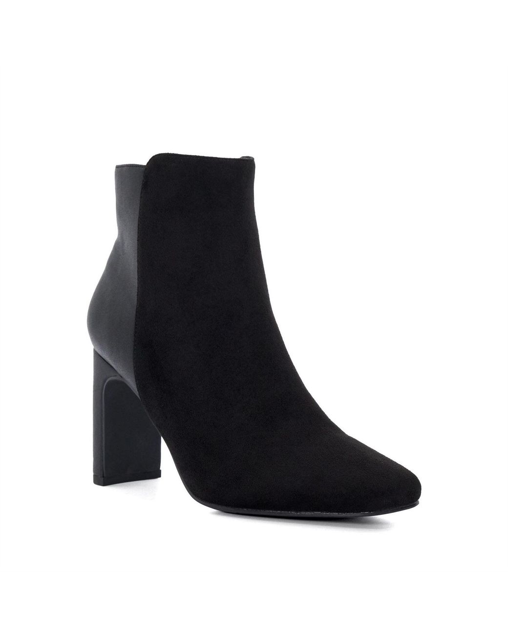 Dune Black Orietta Almond Toe Ankle Boots