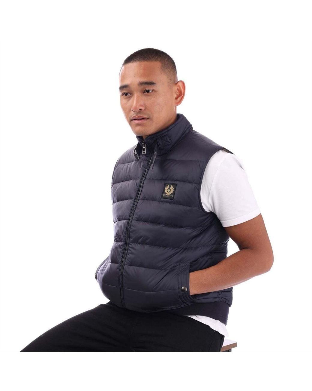 Belstaff Blue Gilet for men