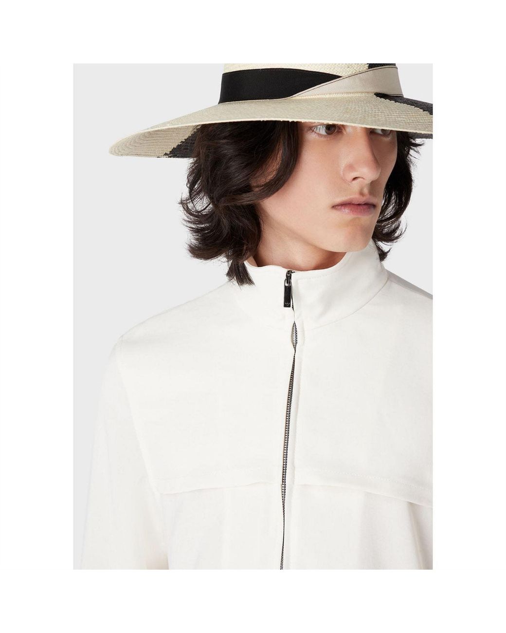 EA7 White Jacket for men