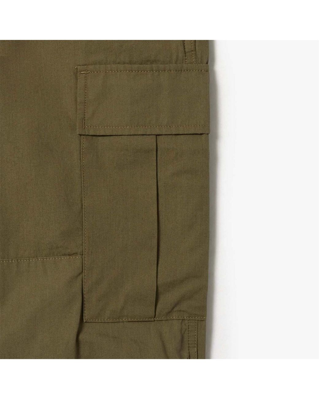 Lacoste Green Straight-fit Multi Pocket Cargo Pants for men