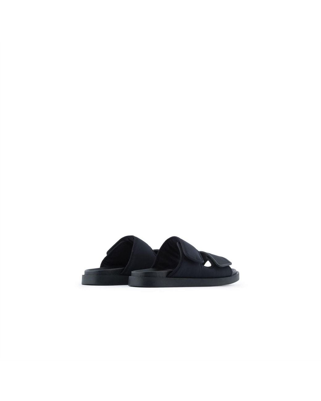 EA7 Black Sandals for men