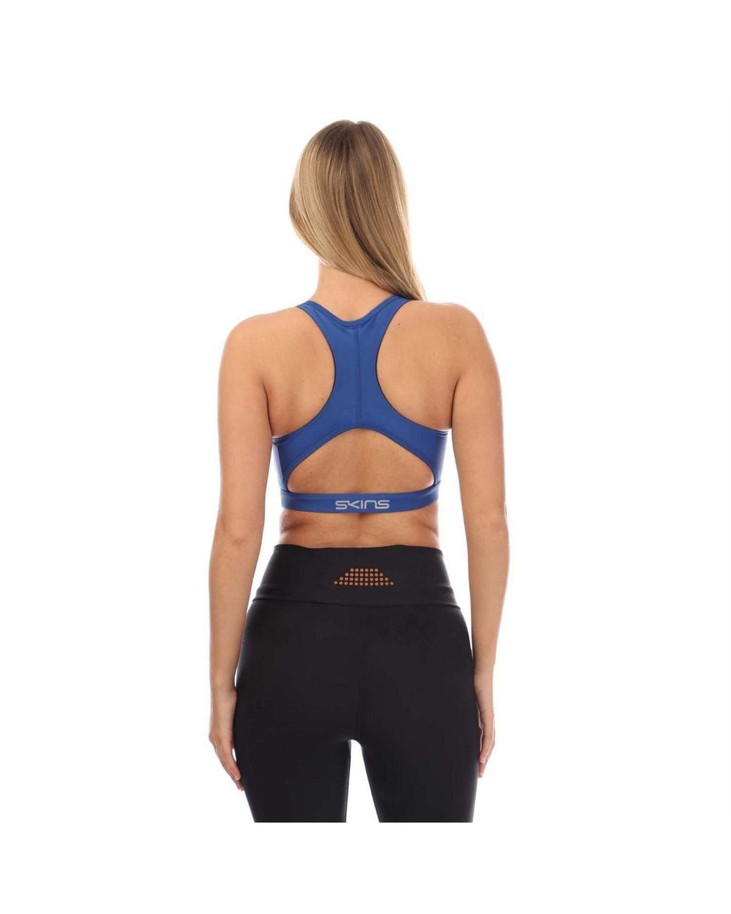 Skins Blue 3 Active Bra