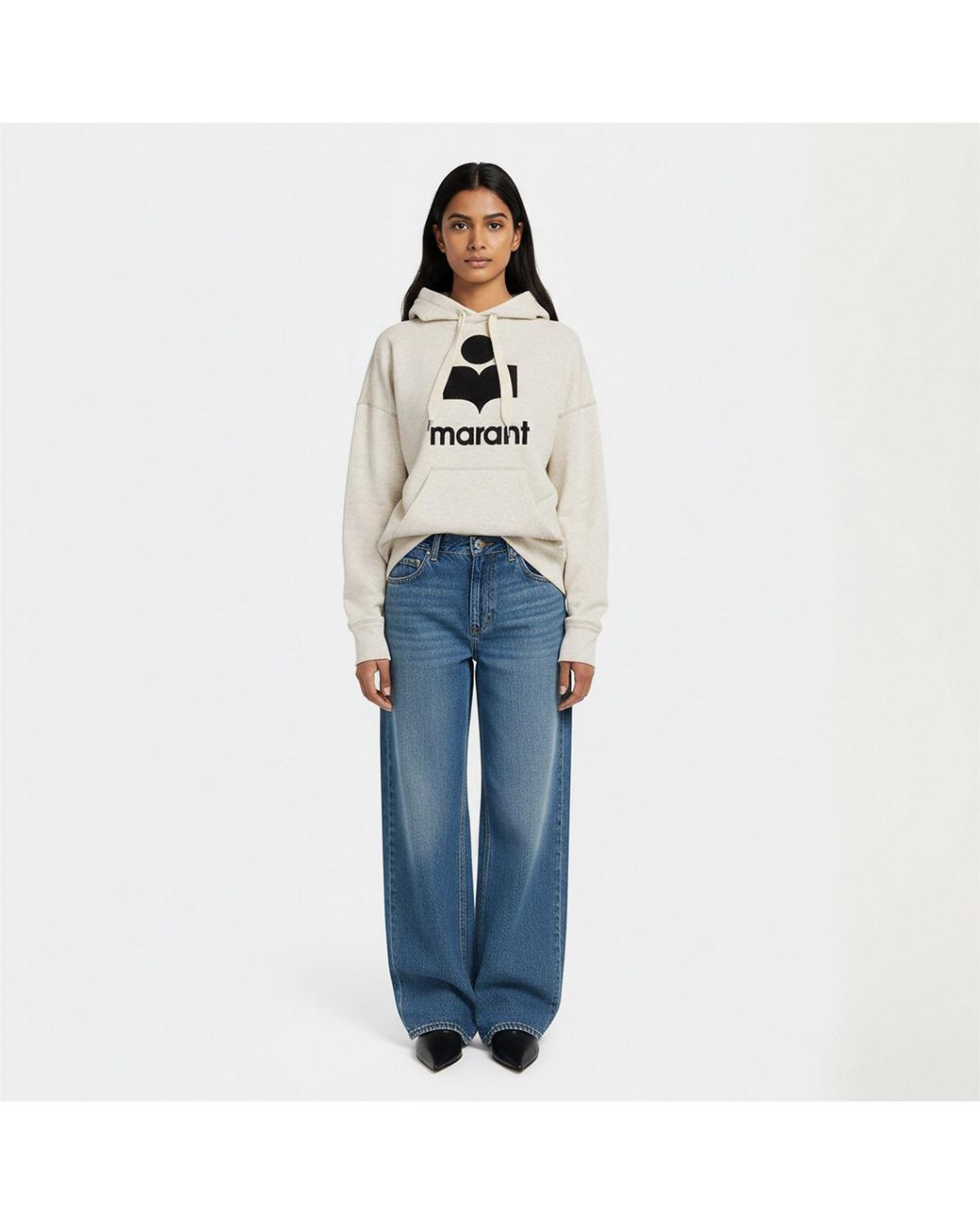 Isabel Marant Natural Hooded Sweatshirt