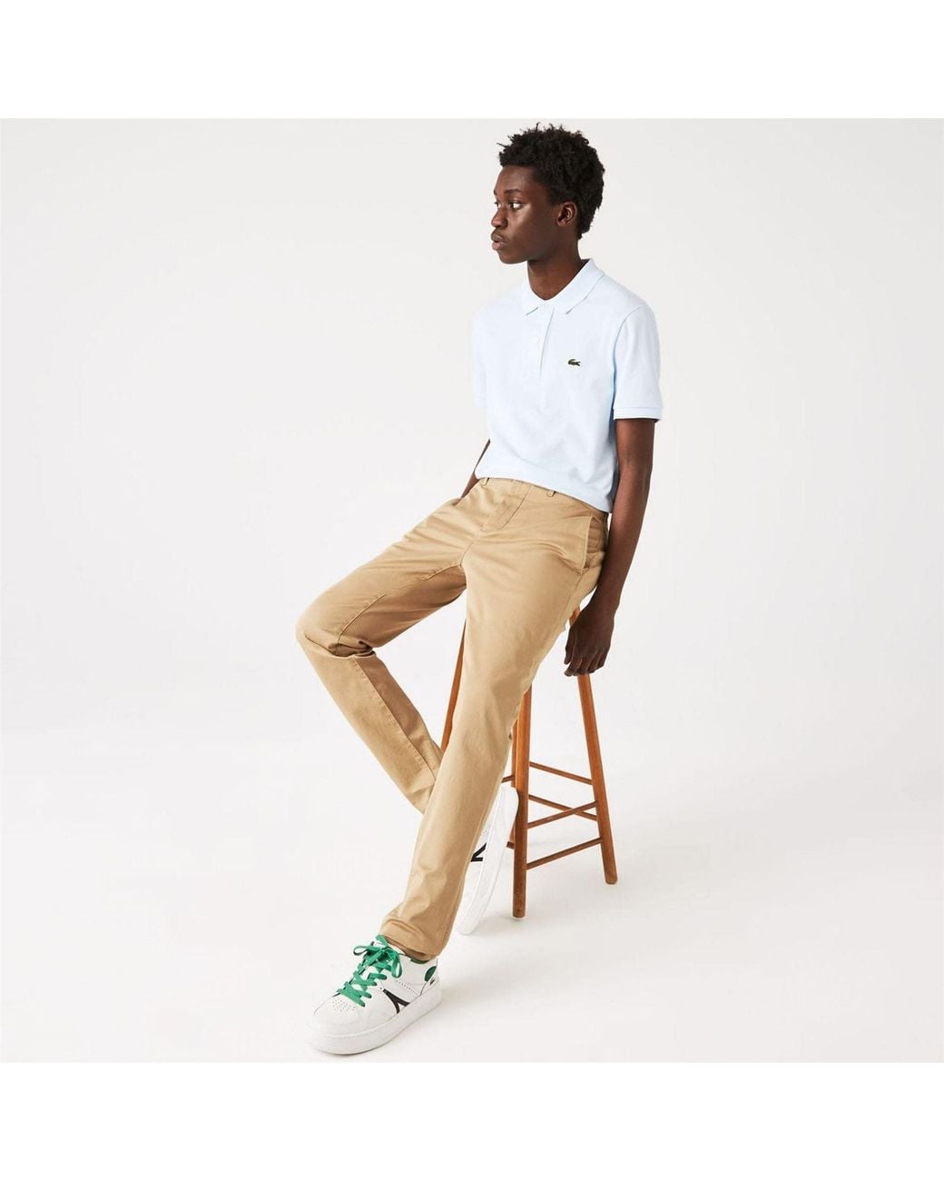 Lacoste Metallic Fit Chinos for men