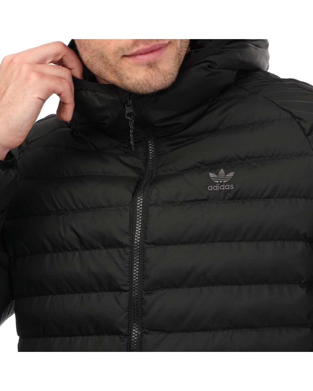 Mens black bubble shop jackets
