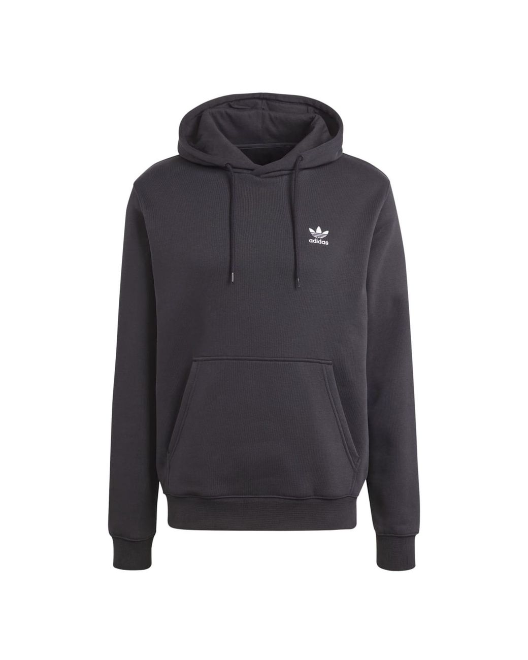 Adidas black trefoil hoodie hotsell