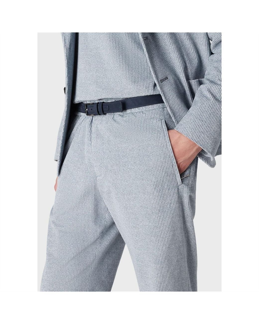 EA7 Blue Trousers for men
