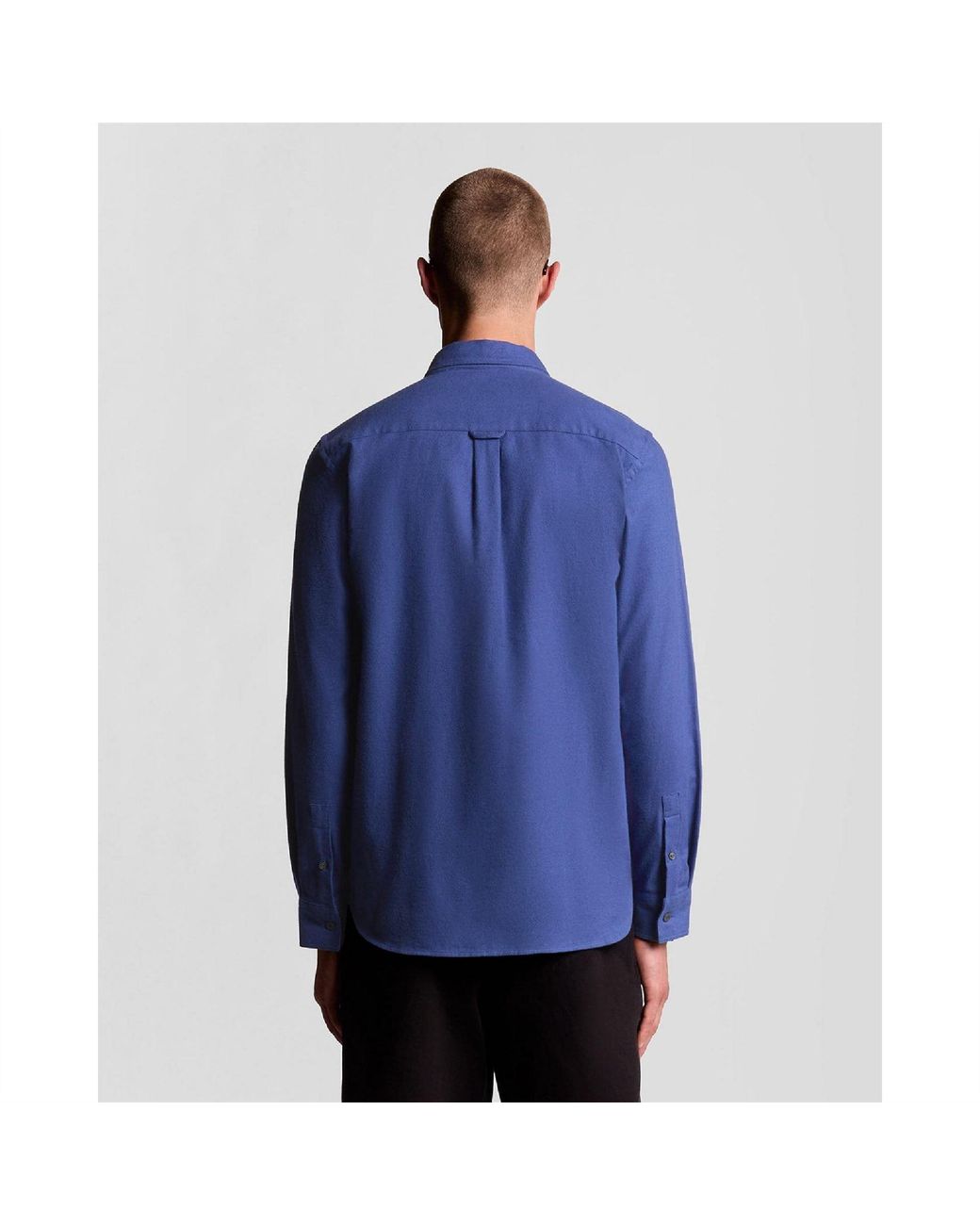 Lyle & Scott Blue And Flannel Shirt for men