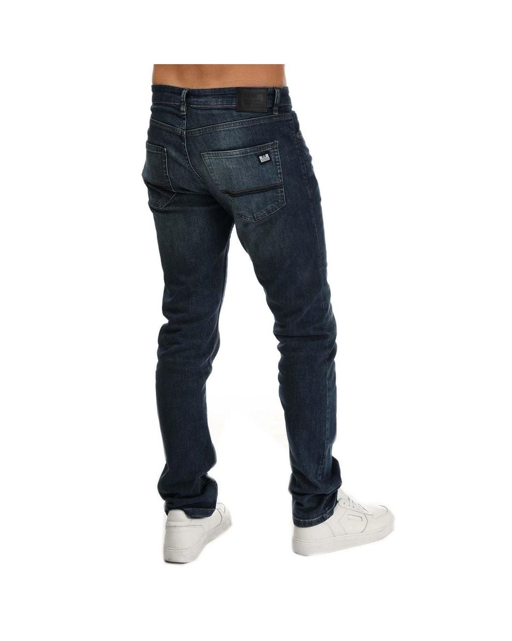 Weekend Offender Blue Tapered Fit Jeans for men