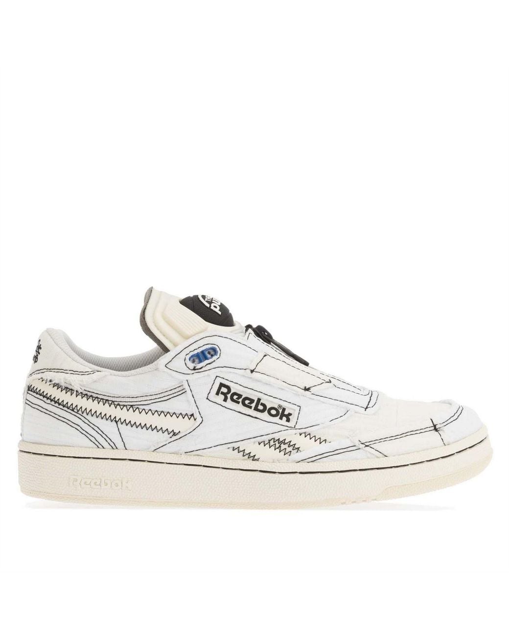 Reebok White C 85 Pump Shoes for men