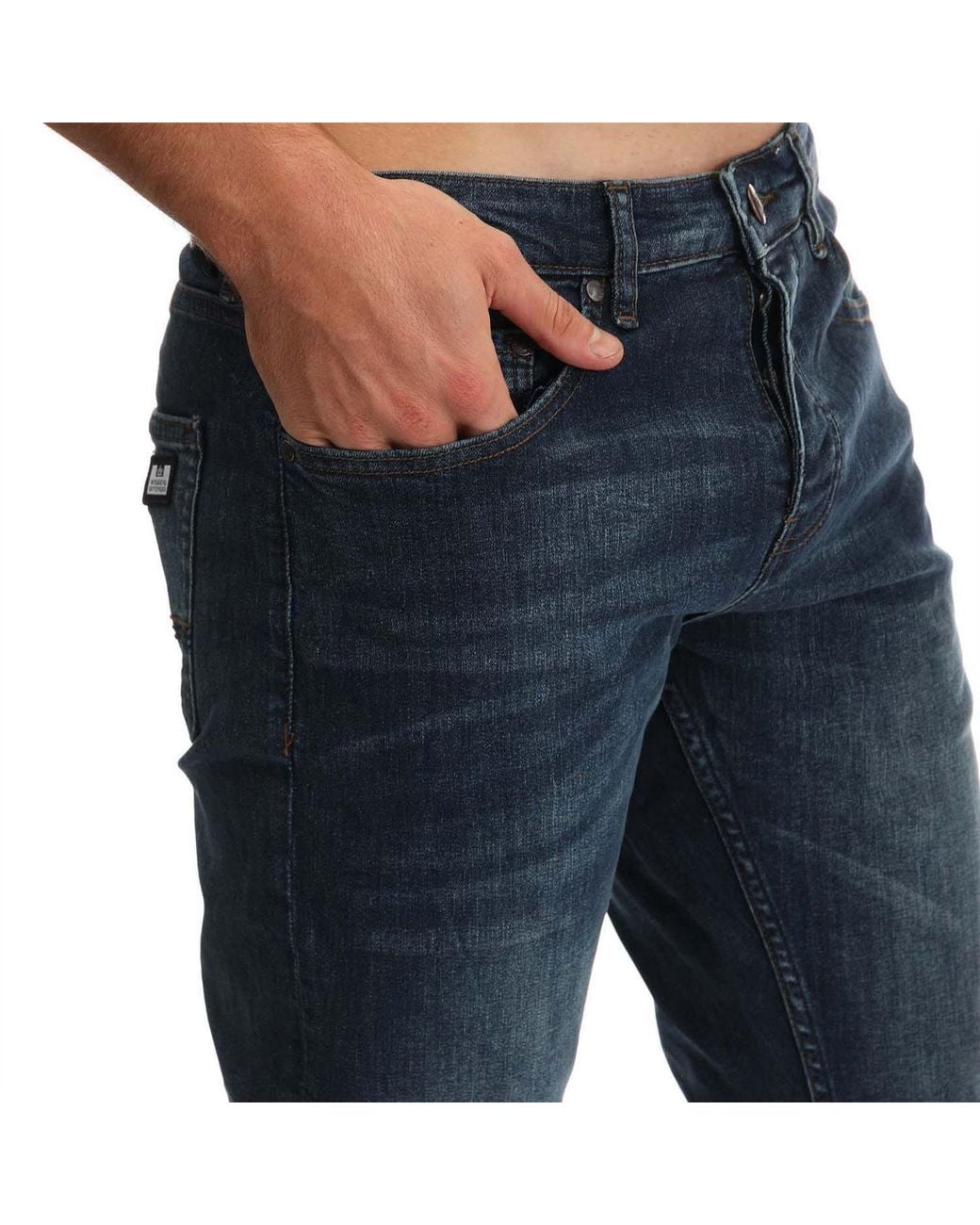 Weekend Offender Blue Tapered Fit Jeans for men