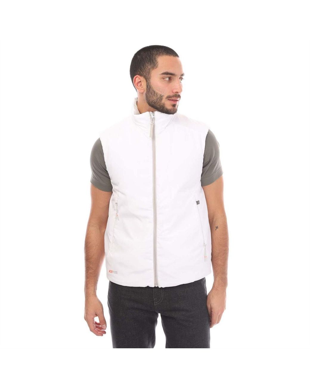 Belstaff White Challenger Gilet for men