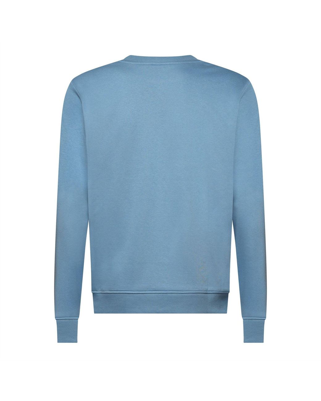 Fila Blue Jude Logo Print Crew Neck Ribbed Collar Sweatshirt for men