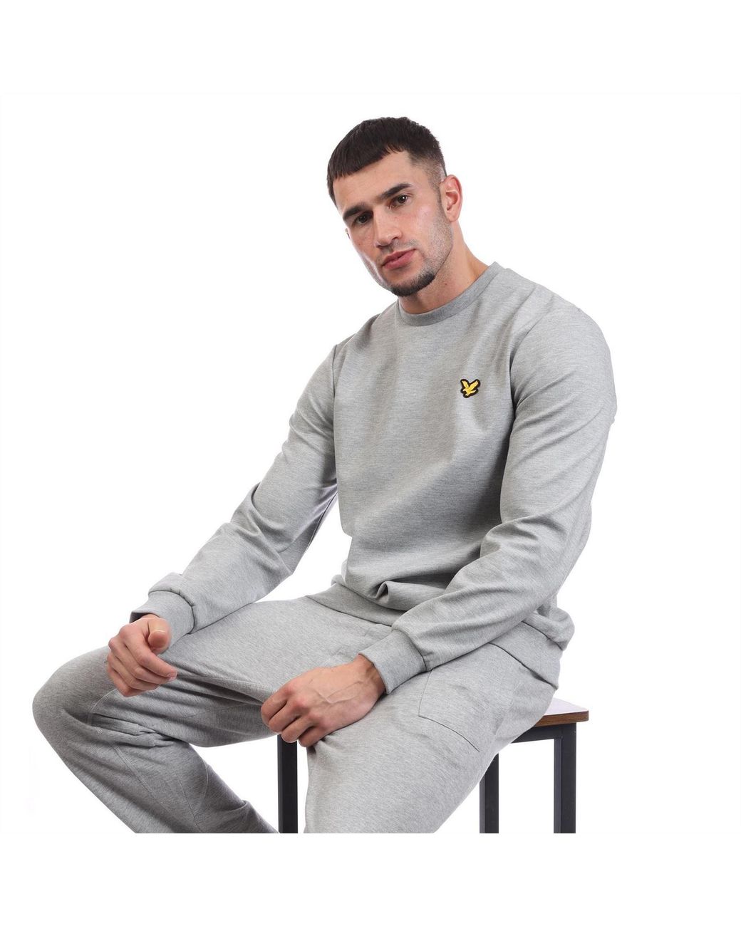 Lyle & Scott Gray And Lightweight Sweatshirt for men