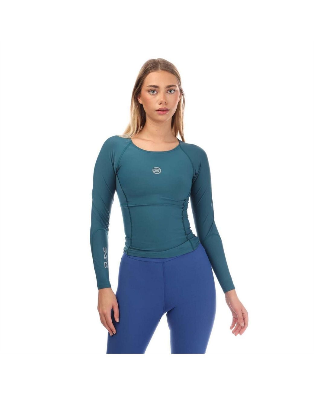 Skins Blue 3 Long Sleeve Top