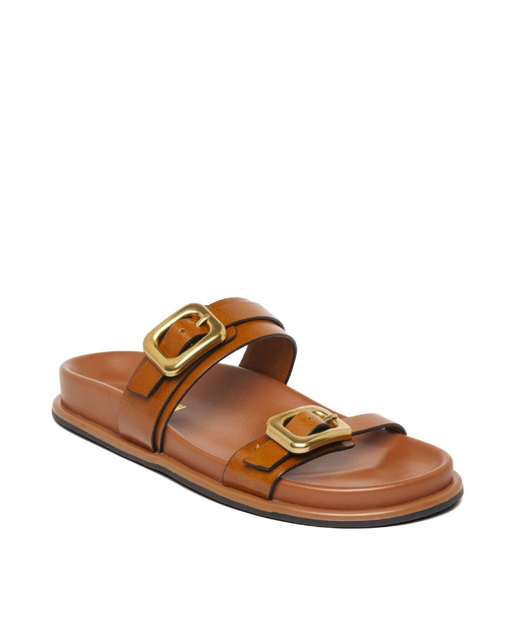 Steve Madden Brown Zaza Flat Sandals