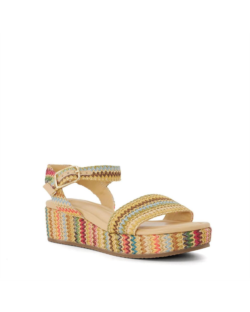Dune Metallic Lo Lazer Open Toe Flat Slide Sandals 3 (36)