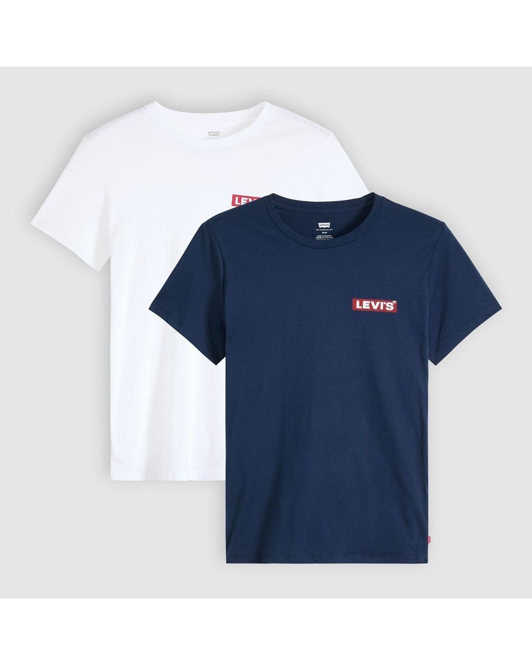 Levi's Blue Wordmark 2 Pack T-Shirts for men
