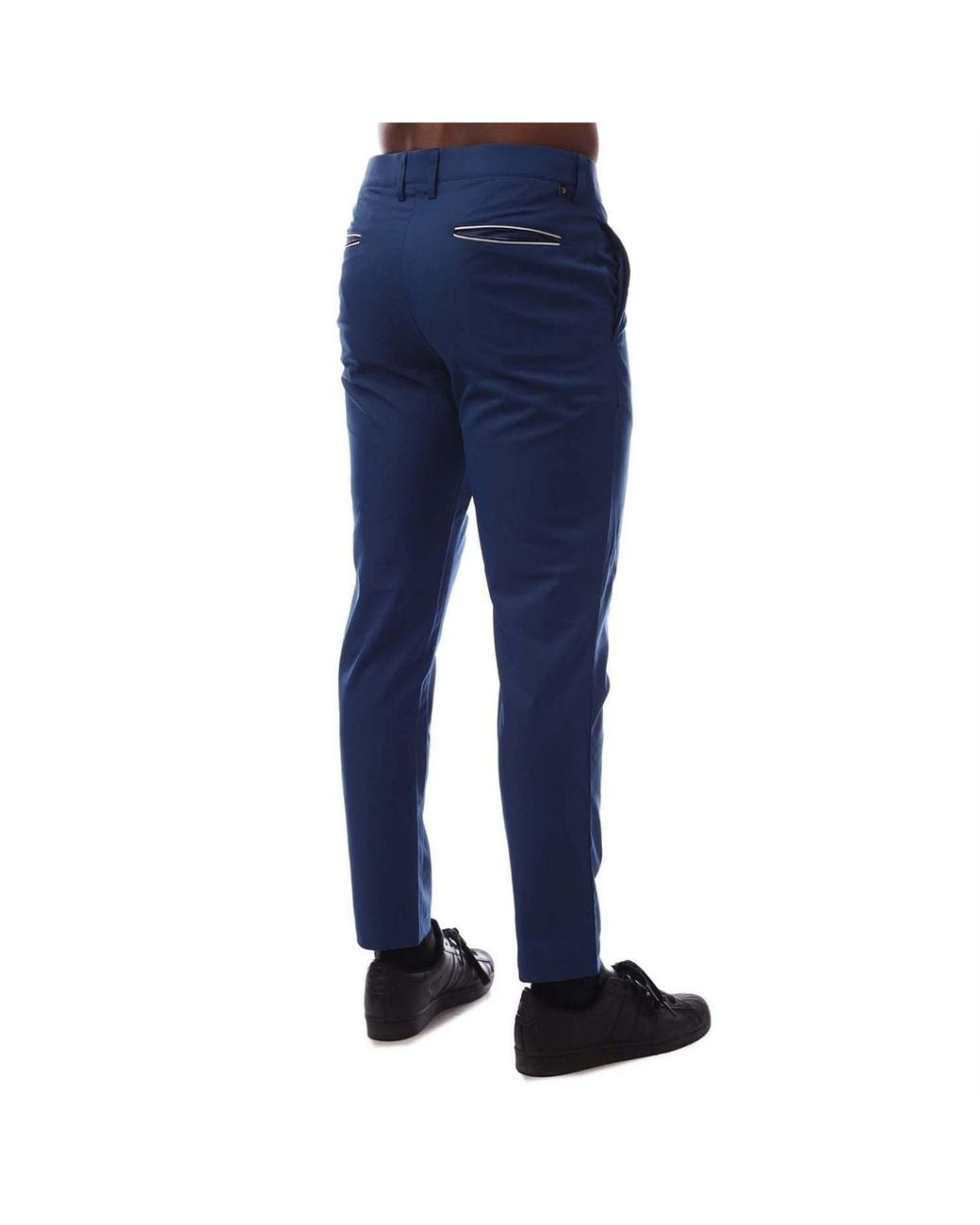 Farah Blue Golf Trousers for men